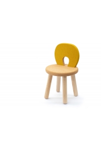 stolička žltá